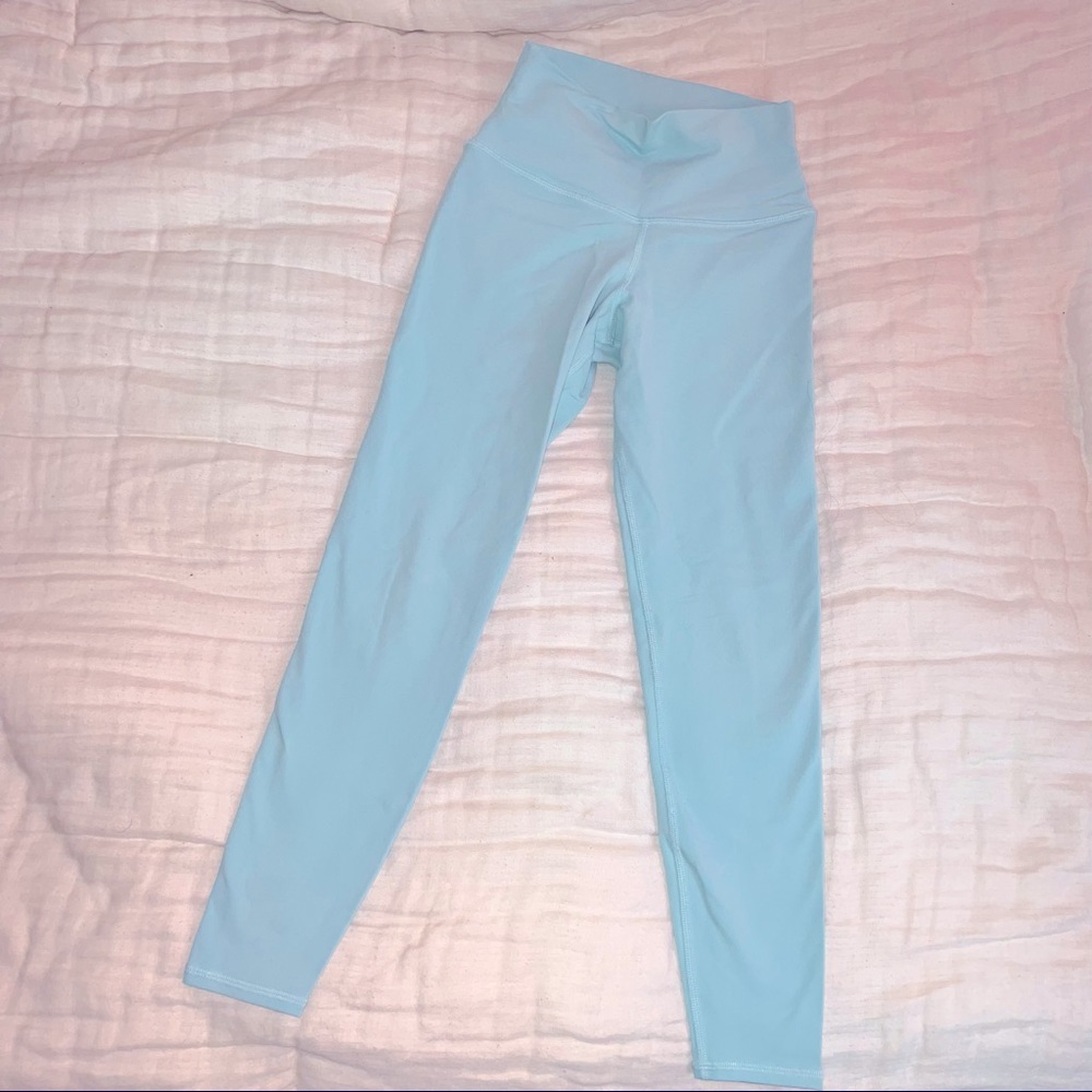 Light Blue Alo Yoga Leggings XS